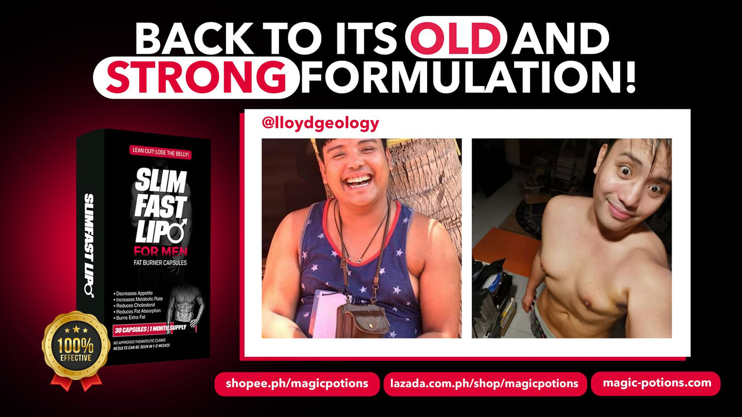SlimFast Lipo For Men (Pre-Order)