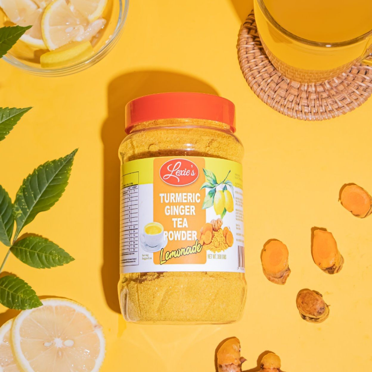 Lexies Turmeric Ginger Tea Powder with Lemonade – 360g