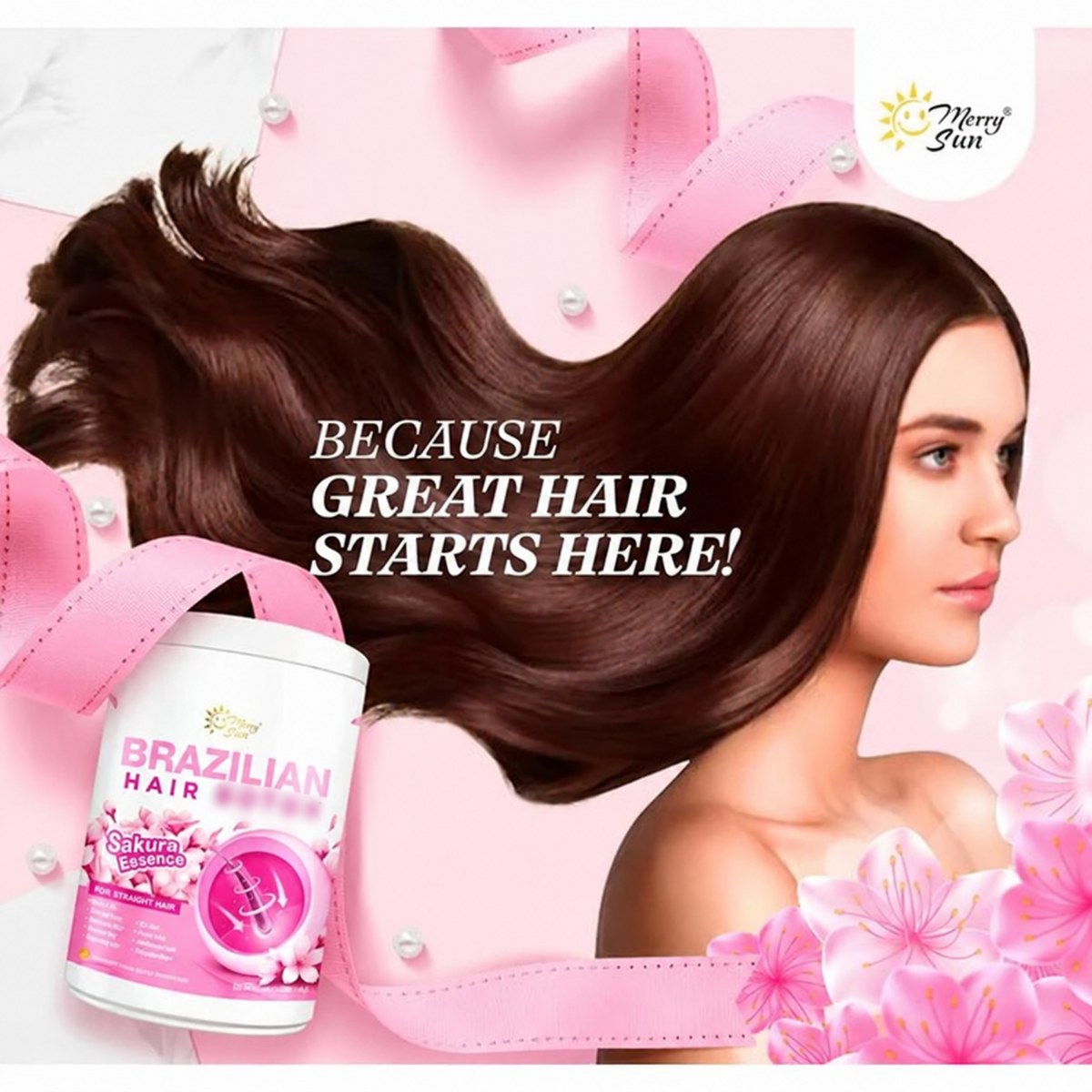MerrySun Brazilian Hair Sakura Treatment 1000ml