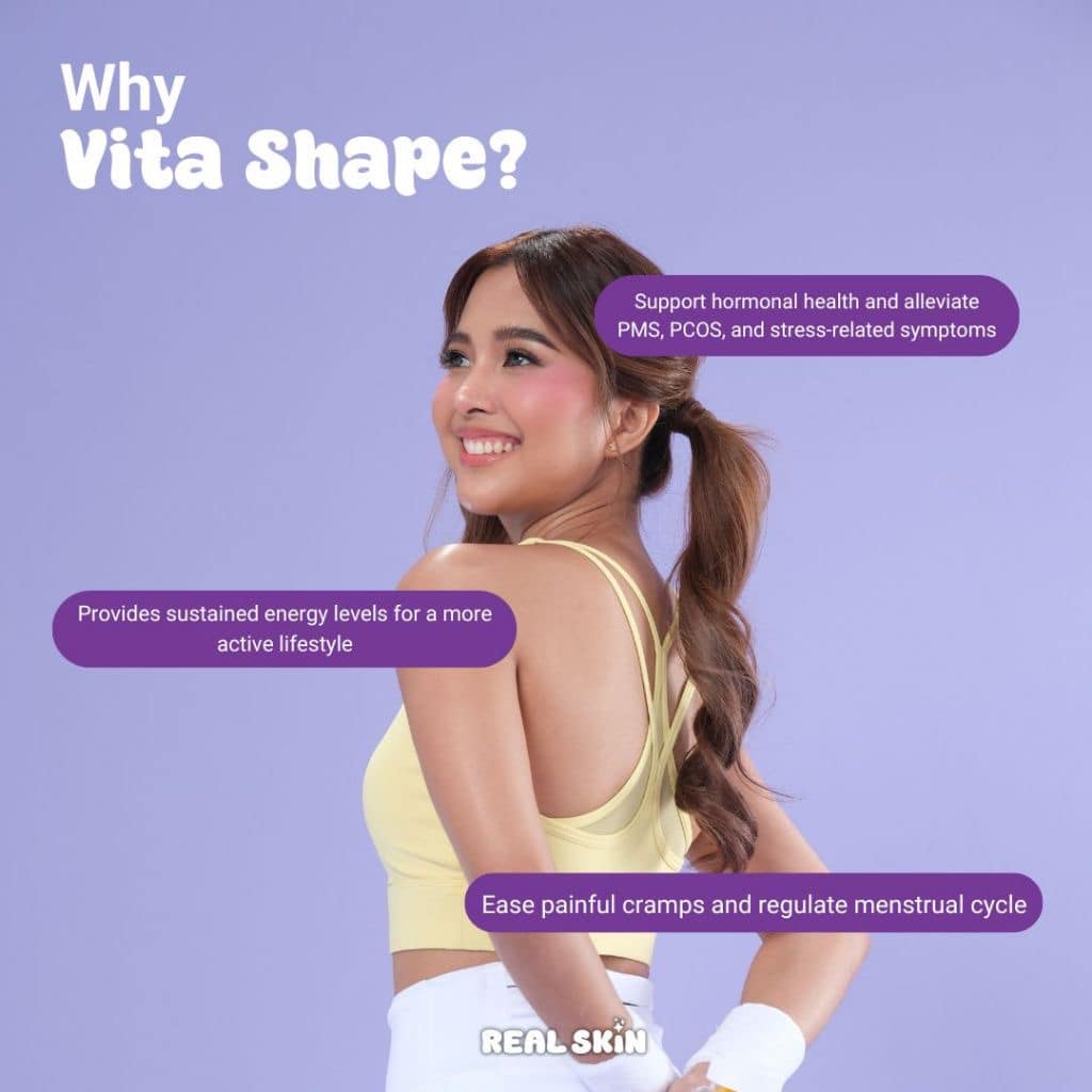 Real Skin VitaShape Vitamin Gummies in Mixed Berries 60 Gummies