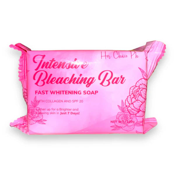 5pcs of HER CHOICE PH INTENSIVE BLEACHING BAR SOAP (120g)