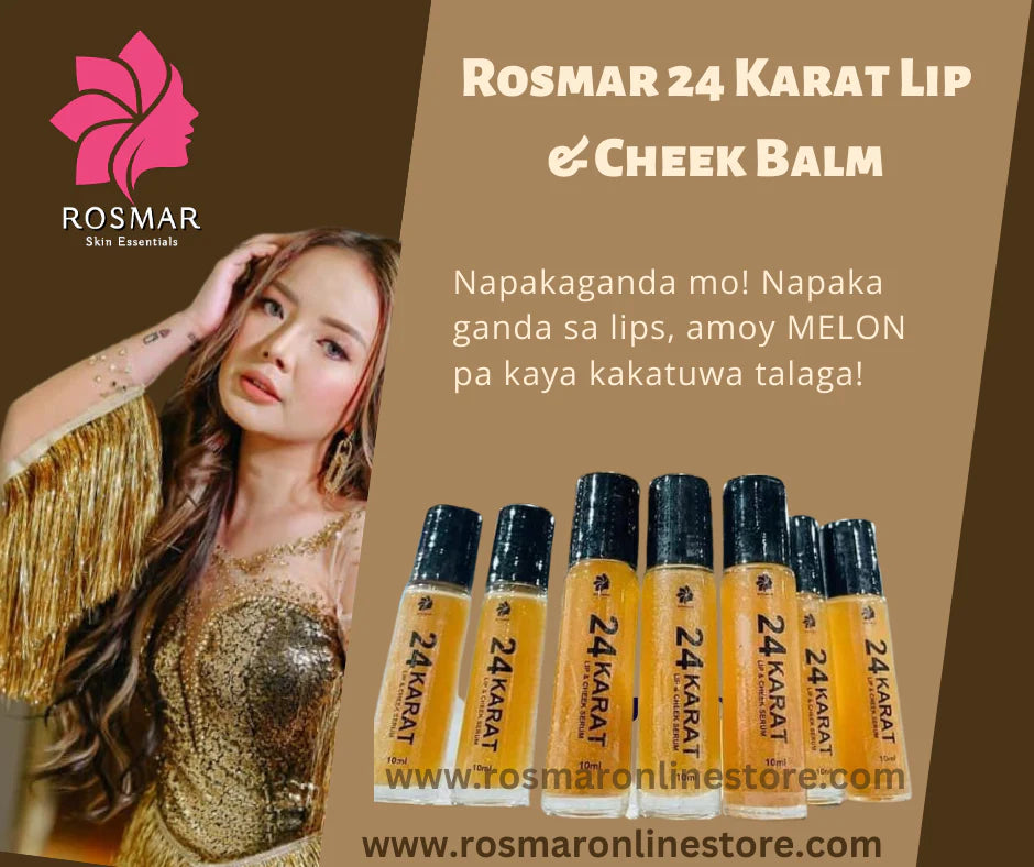 Rosmar 24 Karat Lip & Cheek Serum 10ml | Rosmar Skin Essentials