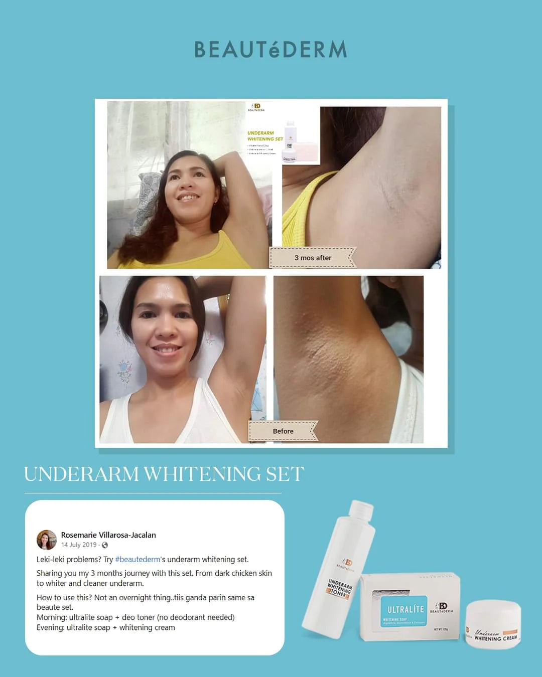 Beautederm Underarm Set