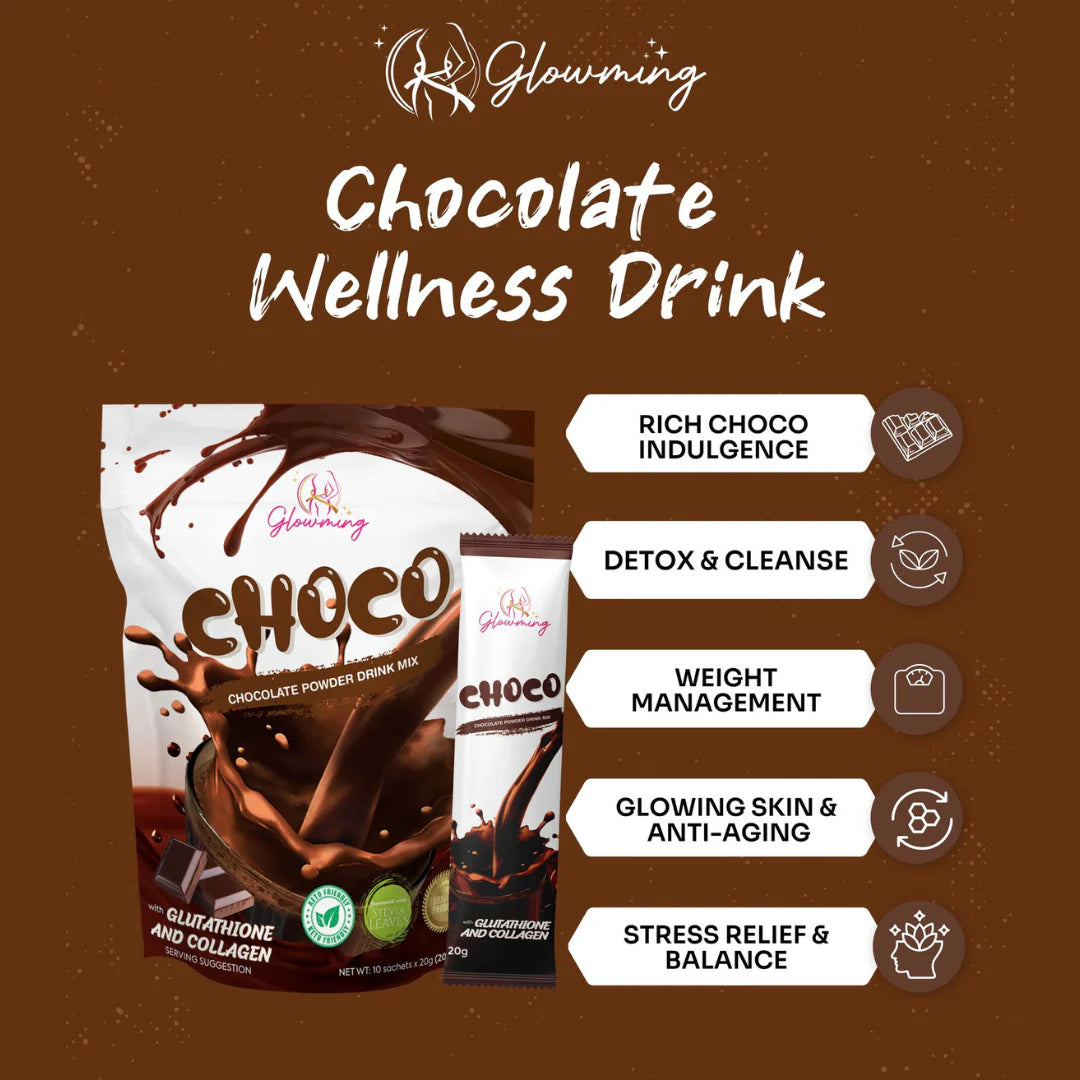 Cris Cosmetics Glowming Choco Drinks 10's