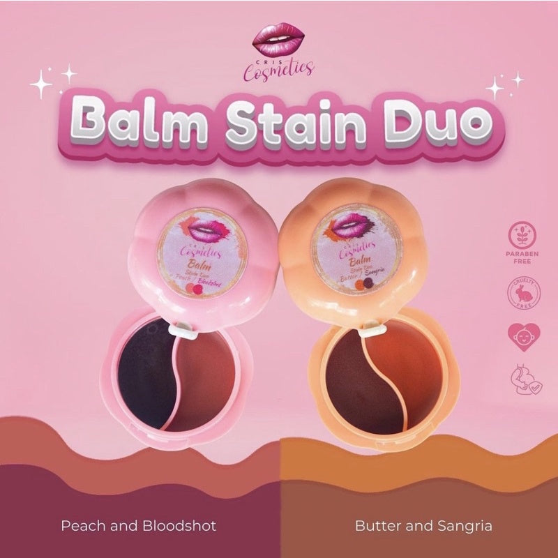 Magic Balm Stain DUO Shade Peach & Bloodshot