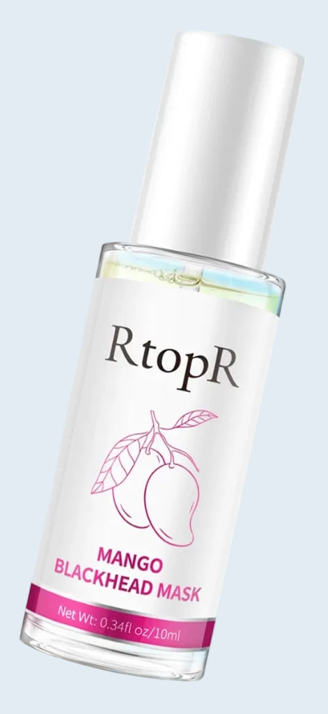 RtopR Mango Blackhead Remover Mask Peeling Off Nose Mask Oil Control 10ml+50pcs paper