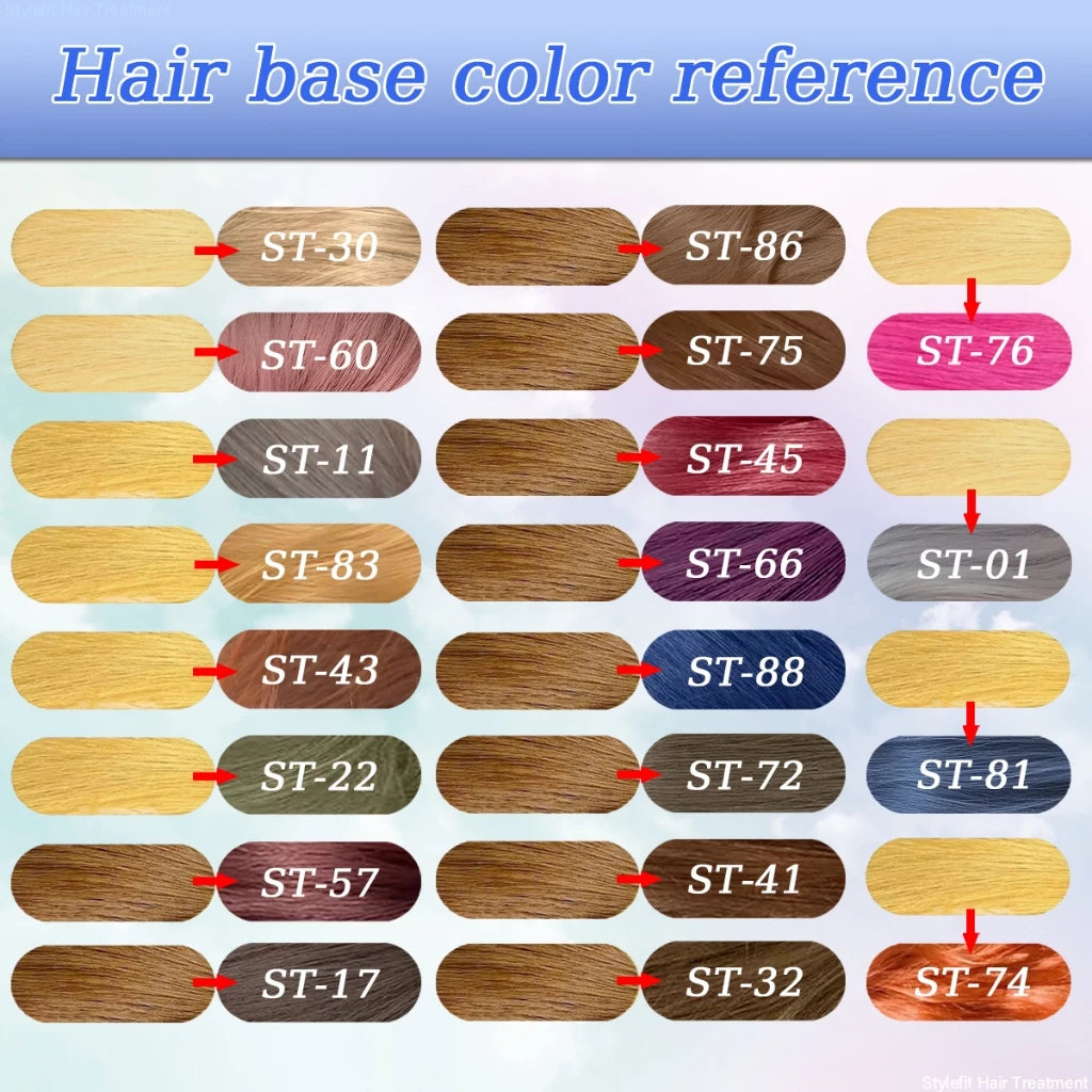 STYLEFIT Milk Tea Ash - 11 Hair Color(100ml Hair Dye + 100ml Oxidant)
