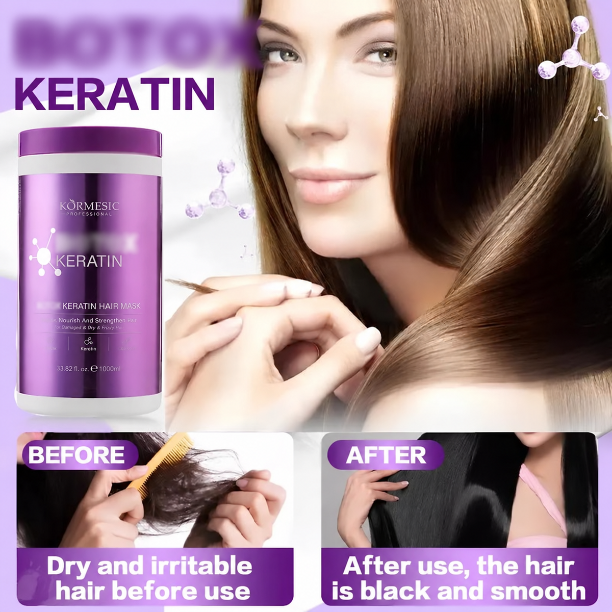 Kormesic Keratin Hair Mask 1000ml