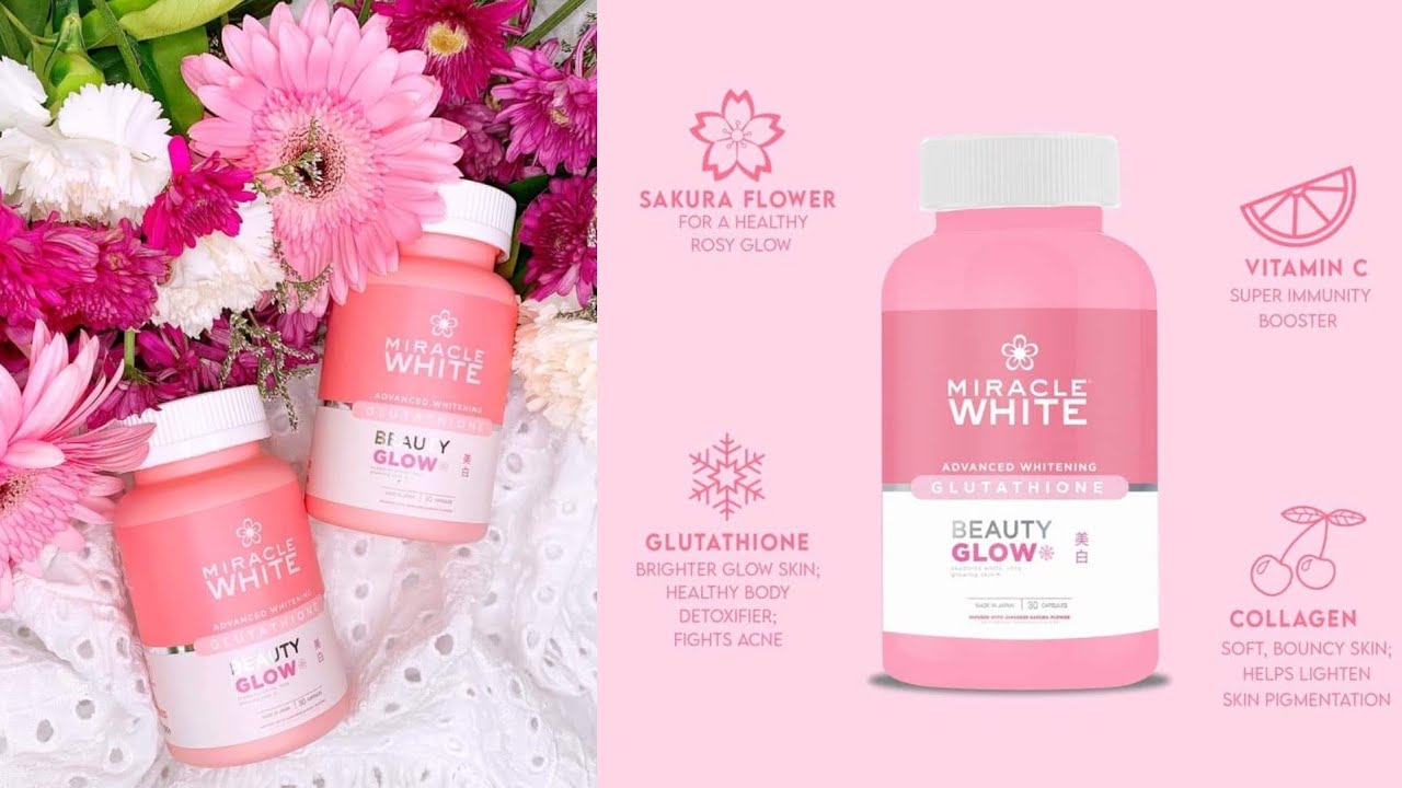 M&Co Miracle White Whitening Gluta Capsules