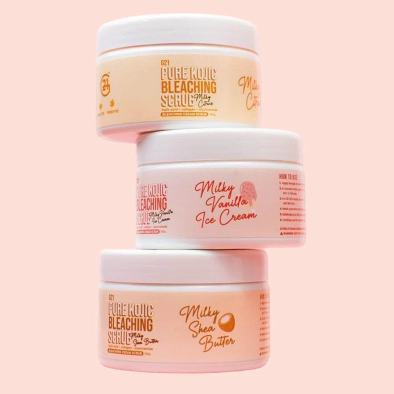 G21 Pure Kojic Bleaching Scrub -VANILLA ICECREAM 300g