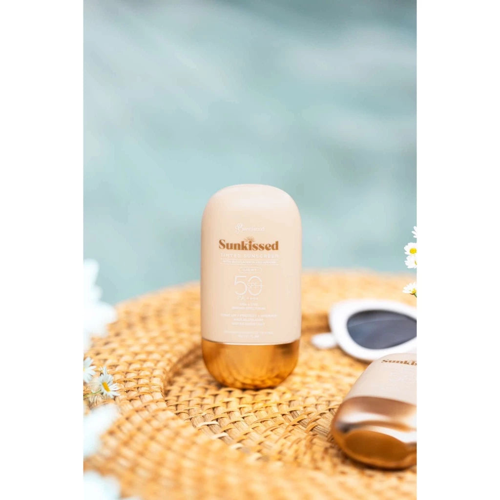 BAREFACED Light Tinted Shade Sunscreen UVA UVB Sun Protect Whitening SPF 50