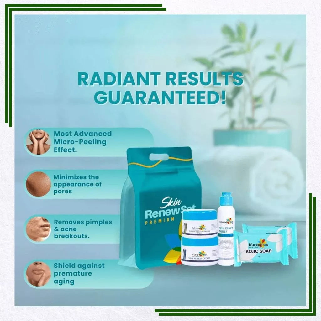 BLOOMING Skin Renew Set Premium 4-in-1 Skin Care Set