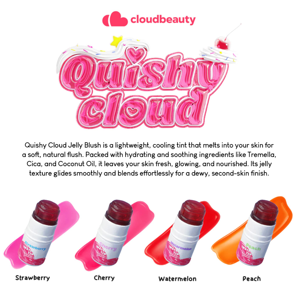 Cloudbeauty Quishy Cloud Jelly Blush – STRAWBERRY QUISHY