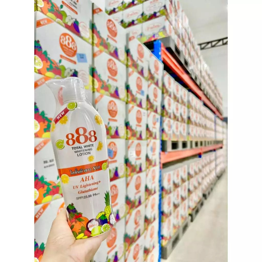888 TOTAL WHITE WHITENING BODY LOTION 500ML