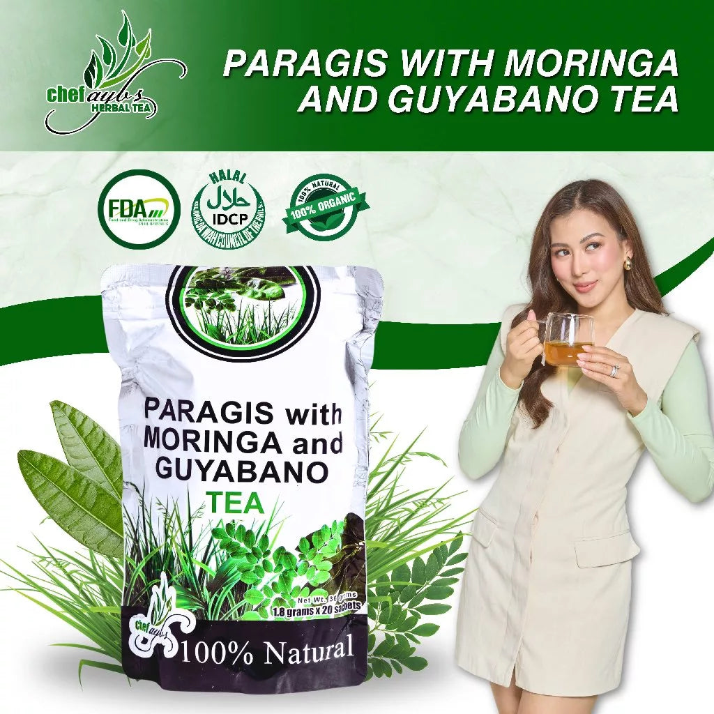 Chef Ayb’s Paragis with Moringa and Guyabano Tea 20's