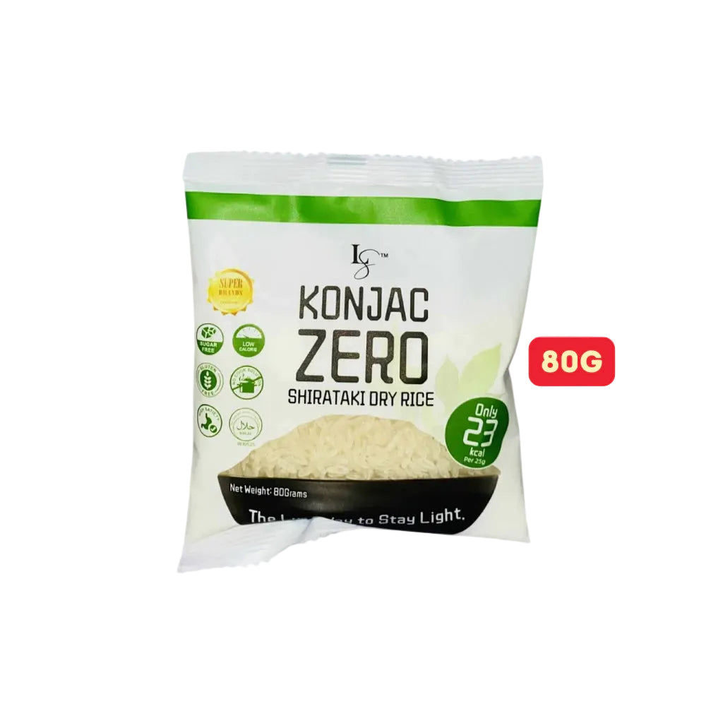10pcs of Luxe Slim Konjac Zero Shirataki Dry Rice 80g