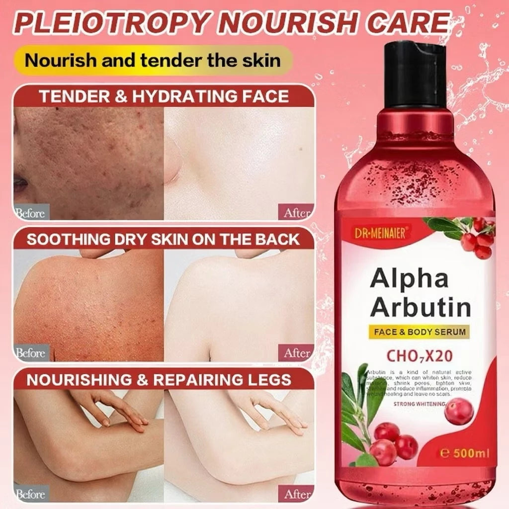 DR MEINAIER Alpha Arbutin Face And Body Serum 500ml