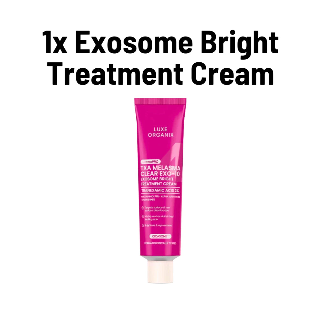 SET of LUXE ORGANIX DermaPRO TXA Melasma Cream, Toner & Serum 30g