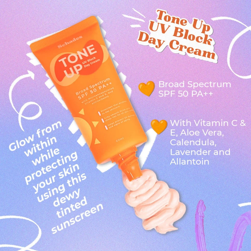 Schades Beauty Tone Up Sunscreen SPF50 PA++ 60ml