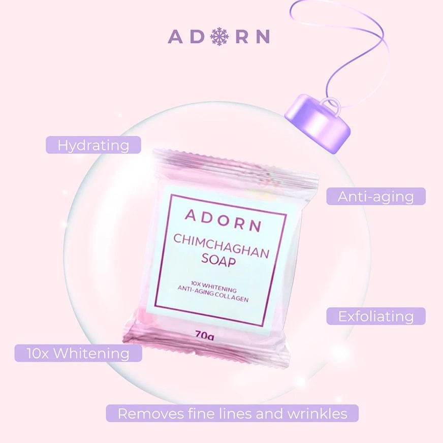 Adorn Chimchanghan Soap 10x Whitening Brightening Bar 70g