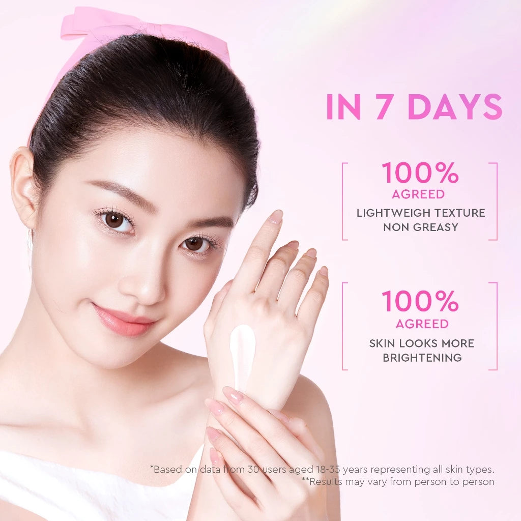 Glad2Glow Niacinamide Bright Body Serum 180ml.