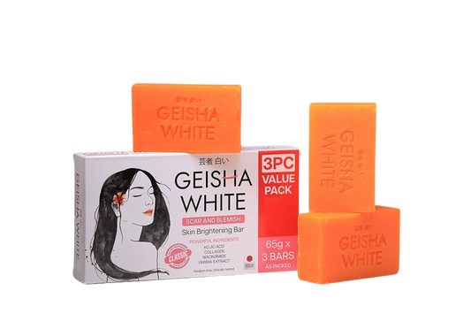 Geisha White Classic Kojic Bar 65g x 3bars
