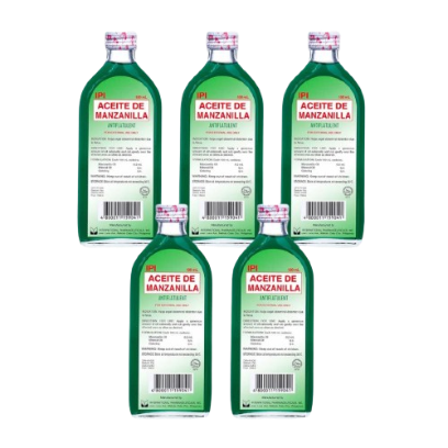 5x Aceite De Manzanilla 100ml