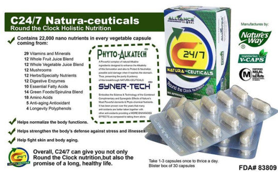 C24/7 Natura-Ceuticals 30 capsules (PRE-ORDER 1 week)
