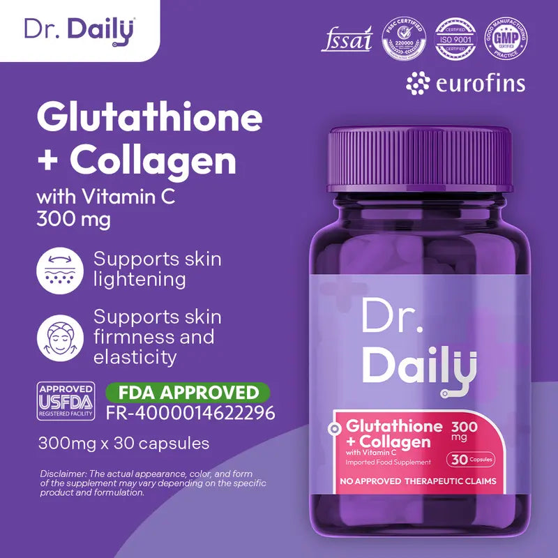 Dr Daily Collagen + Gluta + Vitamin C Food Supplement 30's