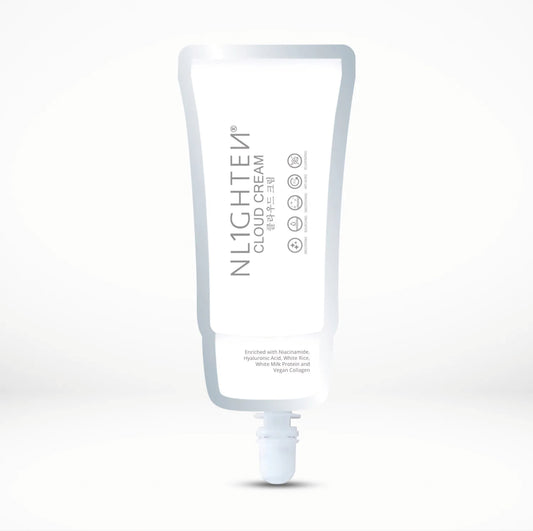 NLIGHTEN Cloud Cream with Niacinamide, Hyaluronic Acid, White Rice, Milk Protein & Vegan Collagen SPF