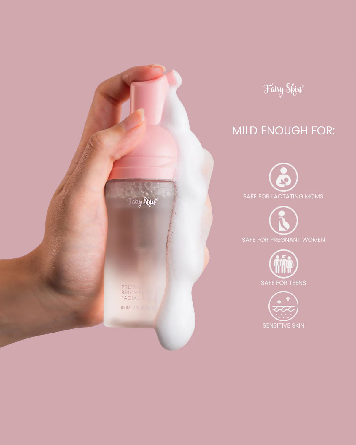 Fairy Skin Premium Brightening Facial Foam 100ml