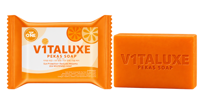 Vitaluxe Pekas Soap 100g Brightening Face & Body Soap for Dark Spots and Uneven-Looking Skin