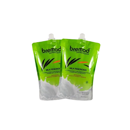 Bremod MiLk Hair Rebonding Straightening Cream 1250ML- 2pcs