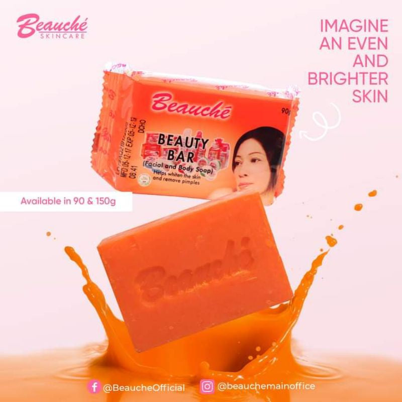 5x Beauche Beauty Bar Facial & Body Soap