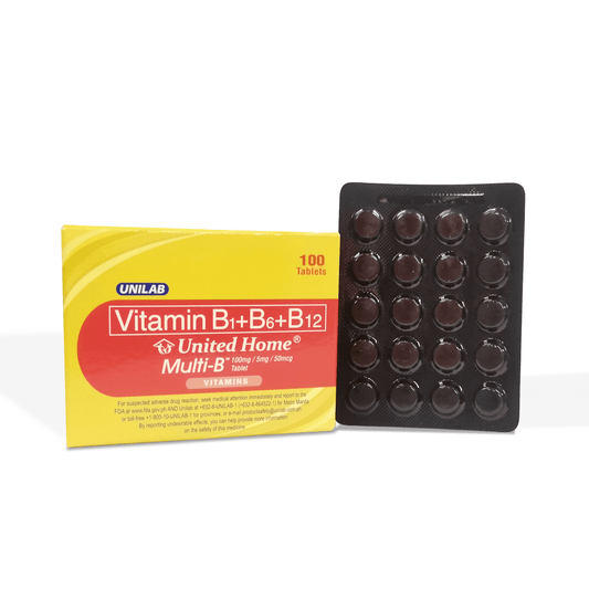 United Home Multi-B Vitamin B Complex 20 Tabs