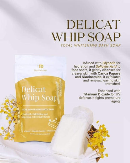 Beautederm Delicat Whitening Whip Soap 120 grams