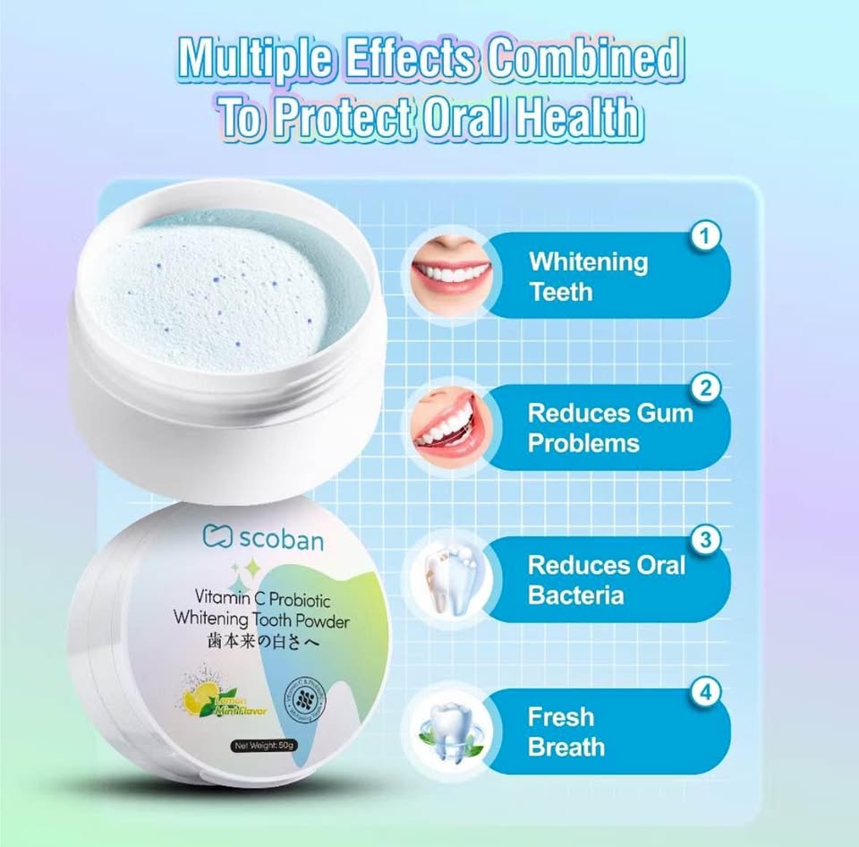 Scoban Tooth Powder Scoban Tooth Powder 50g – RC Health & Beauty Australia