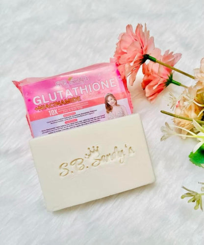 S.B. Sandy Glutathione + Niacinamide Tawas Soap 135g