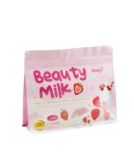 Dear Face Beauty Milk Strawberry Drink 500g