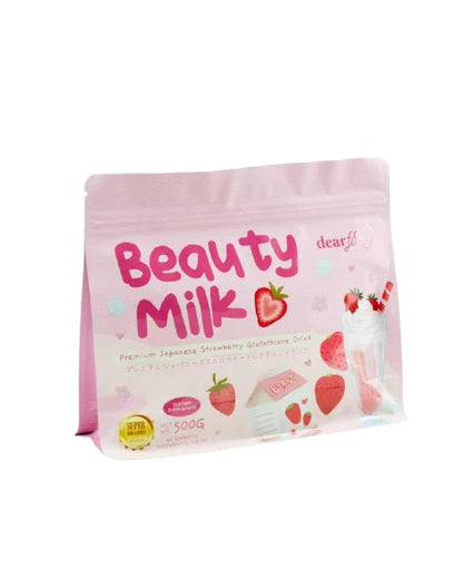 Dear Face Beauty Milk Strawberry Drink 500g