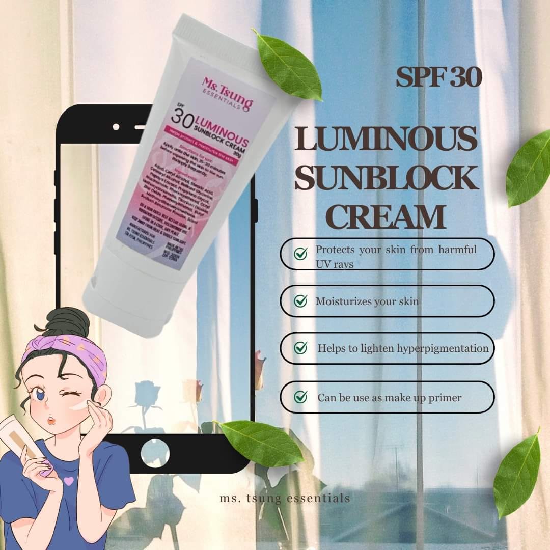 Ms Tsung Sunblock Cream SPF30 30g