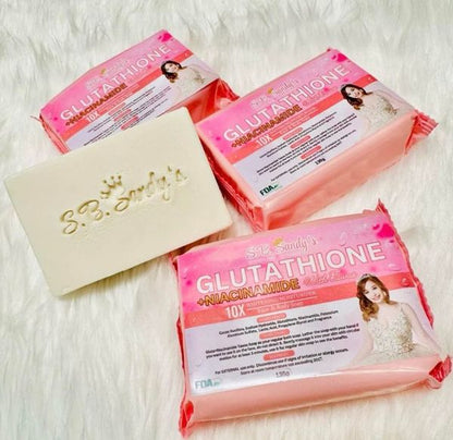 S.B. Sandy Glutathione + Niacinamide Tawas Soap 135g