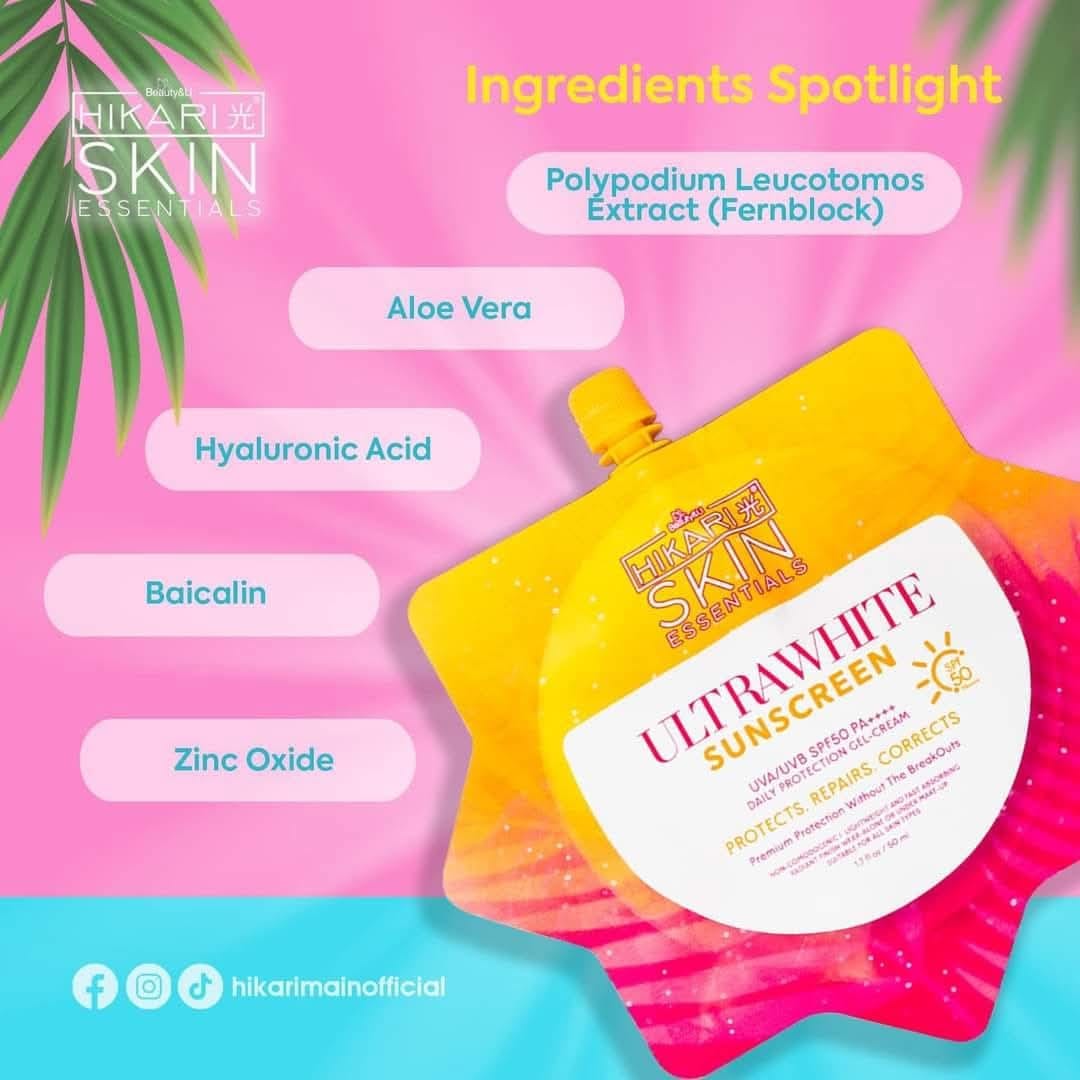 Hikari Skin UltraWhite Sunscreen SPF50 50ml