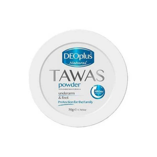 DeoPlus Natural Tawas Powder Blue 50g