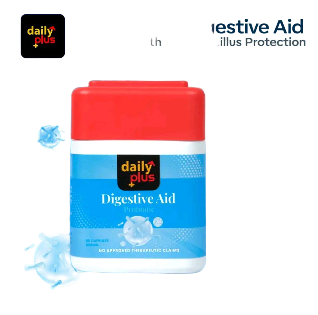 Daily Plus Digestive Aid Supplement 60 Capsules