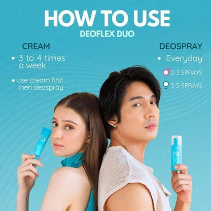 Deo Flex DUO Ultra Light Deo Spray & Underarm Cream