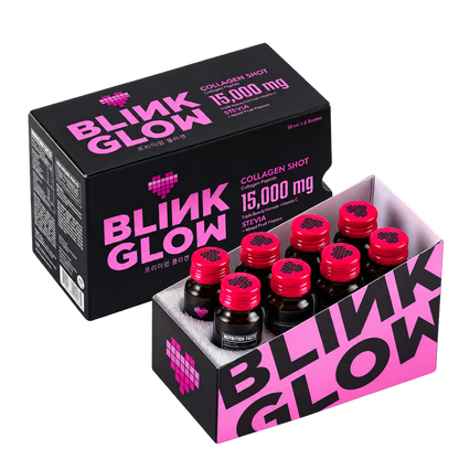 (PRE-ORDER 1week) Blink Glow Collagen (15,000MG) Liquid 8 bottles