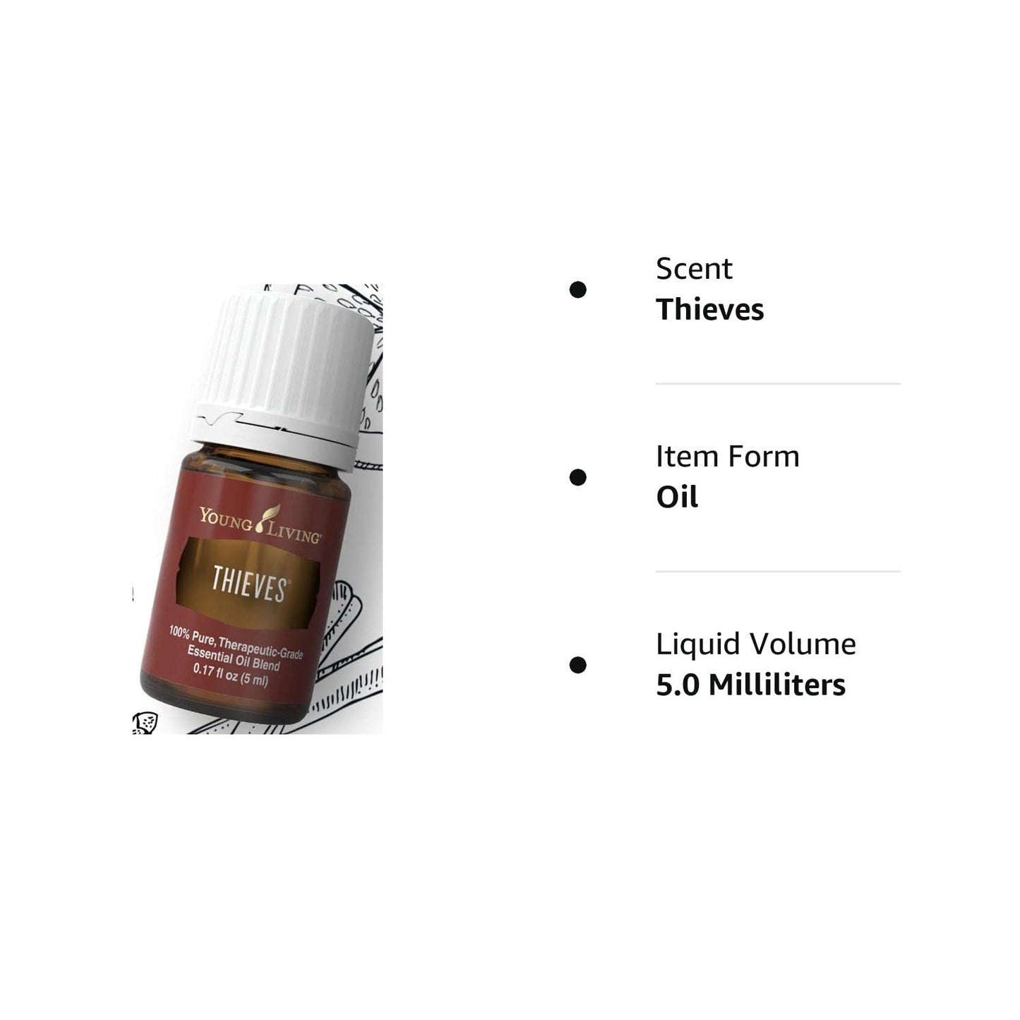 Young Living Thieves Essential Oil 5ml