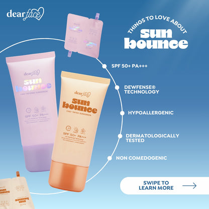 DEAR FACE Sunbounce Tinted Sunscreen SPF50+