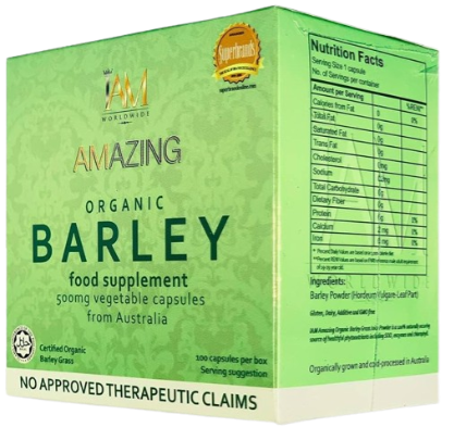 Amazing Pure Organic Barley Capsules